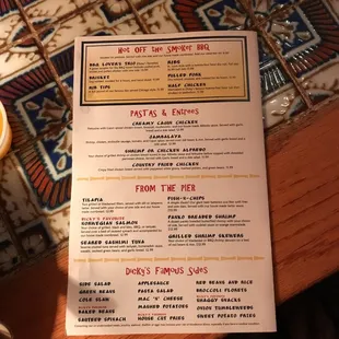 More menu