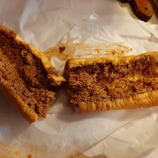 BBQ chicken cheesesteak