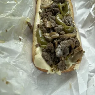 Mushroom Cheesesteak - Small