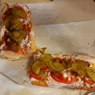Honey turkey sub