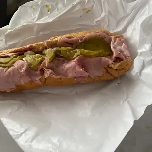 Italian hoagie