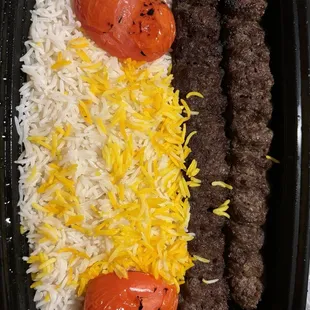 Koobideh Ground Beef (2 skewers)