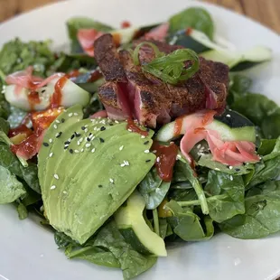 Seared Ahi Spinach Salad