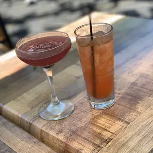 Pomegranate daiquiri $11 and another weak drink.... The name escapes me