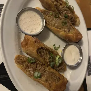 Philly Cheesesteak Egg Rolls
