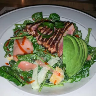Seared Ahi Spinach Salad