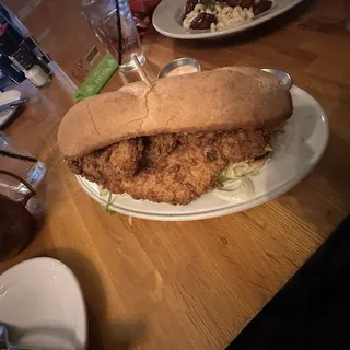 Catfish Po'boy Sandwich