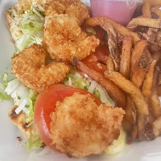 Shrimp Po'boy Sandwich