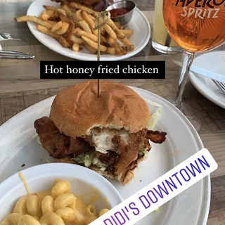 Hot Honey Buttered Fried Chicken