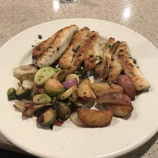 Replacement order of pan fried perch