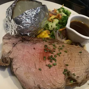 Prime rib dinner