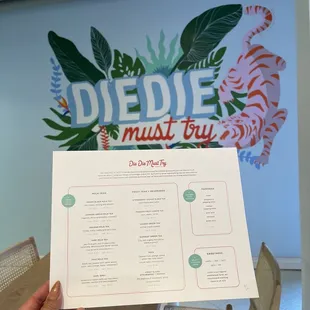 Main menu