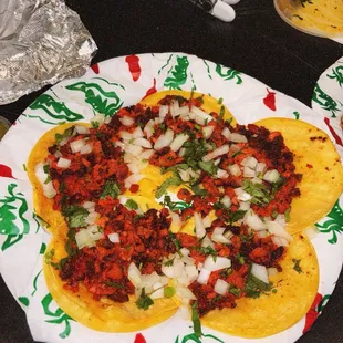Mini tacos Al pastor