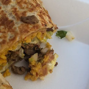 Steak burrito