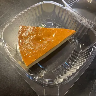 Homemade flan