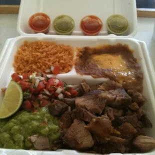 Carnitas plate