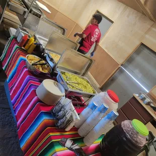 a man preparing food