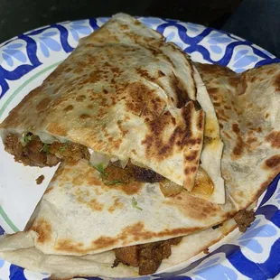 Quesadilla with carne asada
