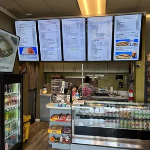 Inside ordering counter