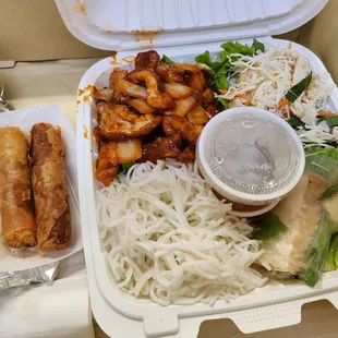 Vegetarian combo plate