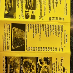 Menu as of 2023-02-03