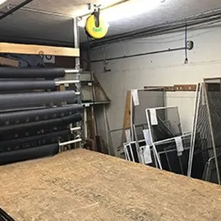 Screen &amp; storm window repair.