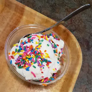Kid&apos;s Vanilla Ice Cream with Sprinkles at Dietsch Brothers West Main Cross