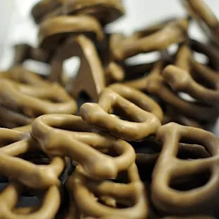 Chocolate Covered Pretzels, our best selling item.