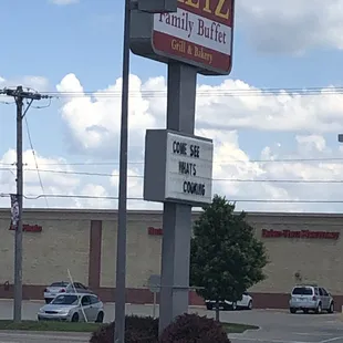 a car parked in front of the restaurant
