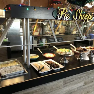 a variety of food items