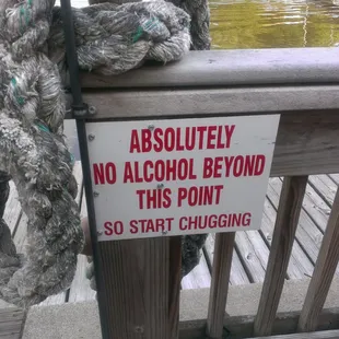 outside