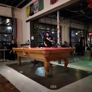 Favorite brewery in Abq. Awesome patio, pool table and tvs; don&apos;t let the storefront deceive you. Local &apos;Cheers&apos; pub.   .