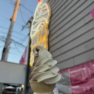 Excellent soft serve.