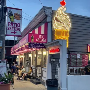 an ice cream shop