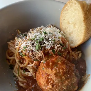 Spaghetti and Meatballs