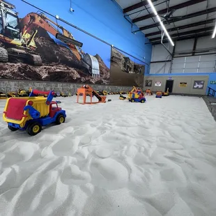 Sand box with all the toys!