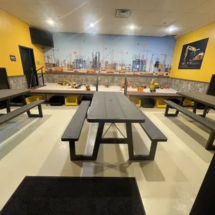 One of the private party room