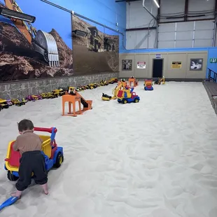 Sand box! My lil guy loves Dig Dig!
