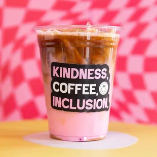 a cup of coffee on a table