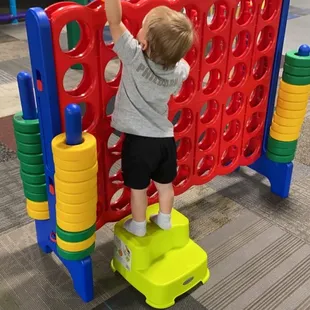 Connect Four game (one side was broken so you can't actually play but my son didn't care).