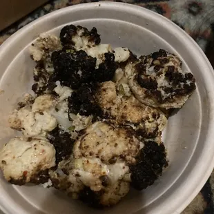 Burnt cauliflower