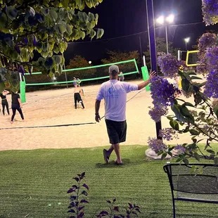 Volleyball courts