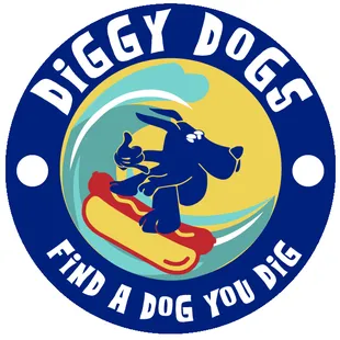 a dog on a surfboard