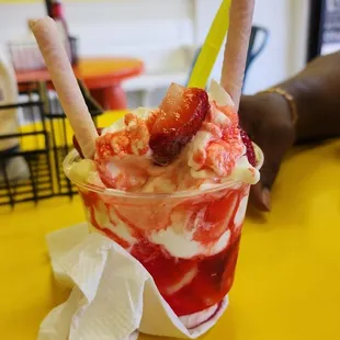 I'm not even sure what this is...my husband had this  it had strawberries and bananas in it