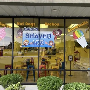 Front of the building