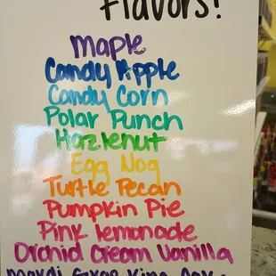 additional flavors