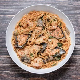 Seafood Linguini Pasta