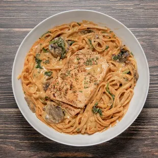 Salmon Linguini