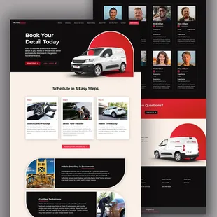 The Detail Pros Sacramento web design and development.