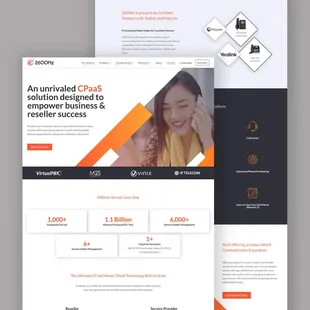 Telecom website design (2600Hz San Francisco)